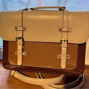 Ecosusi Vintage Ombré Briefcase